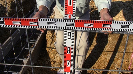 千歳のM邸配筋検査①